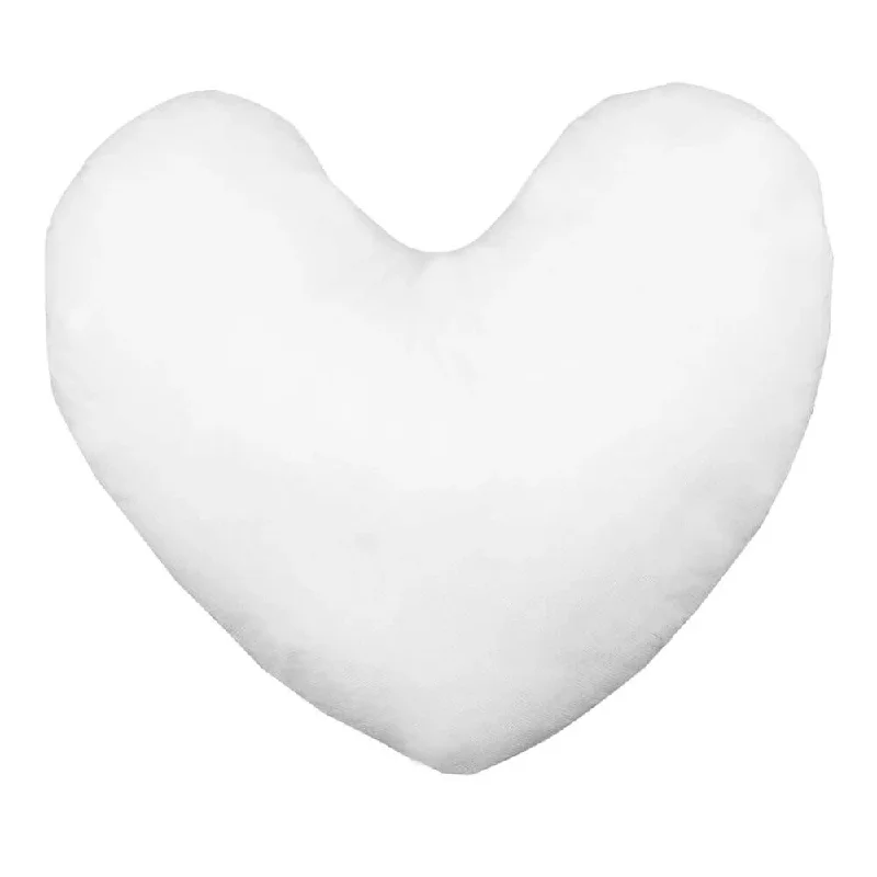 12" x 12" Heart Shaped Pillow Form (Polyester Fill)