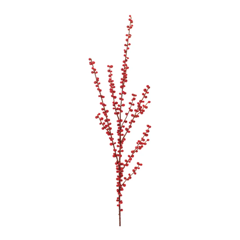 Red Ilex Berry Spray, Set of 2