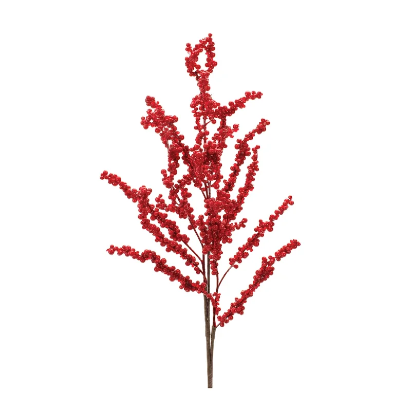 Clustered Berry Twig Spray, Set of 6