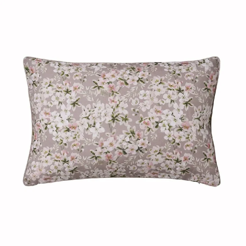 Bloom Beige Pink Pillow Cover by Alexandre Turpault