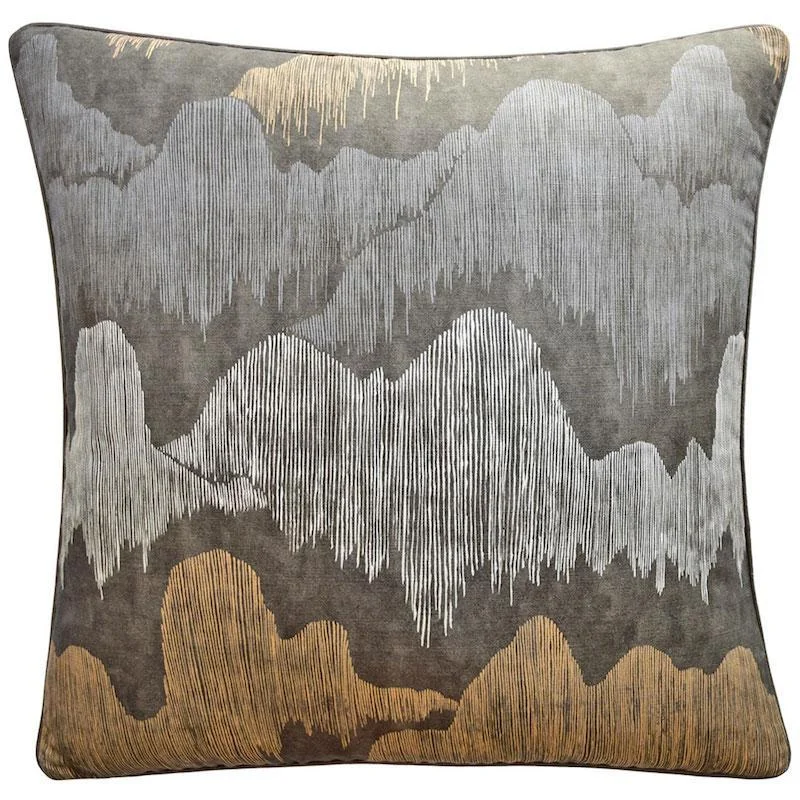 Cascadia Noir Decorative Pillow