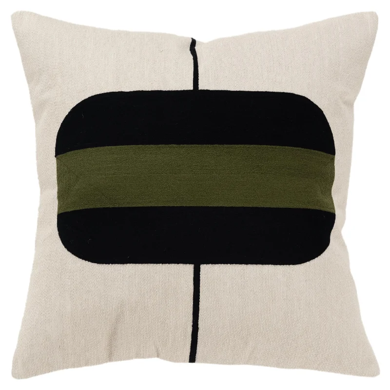 Color Block Square Pillow