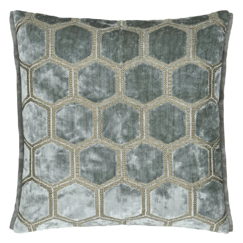 Designers Guild Manipur Silver Pillow