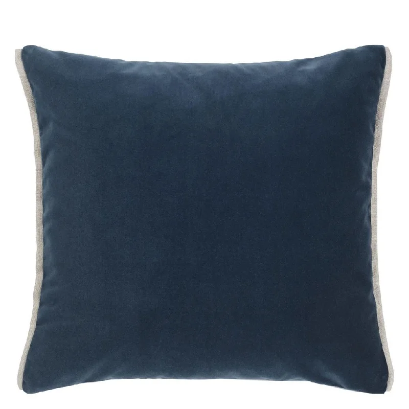 Designers Guild Varese Prussian & Smoke Decorative Pillow