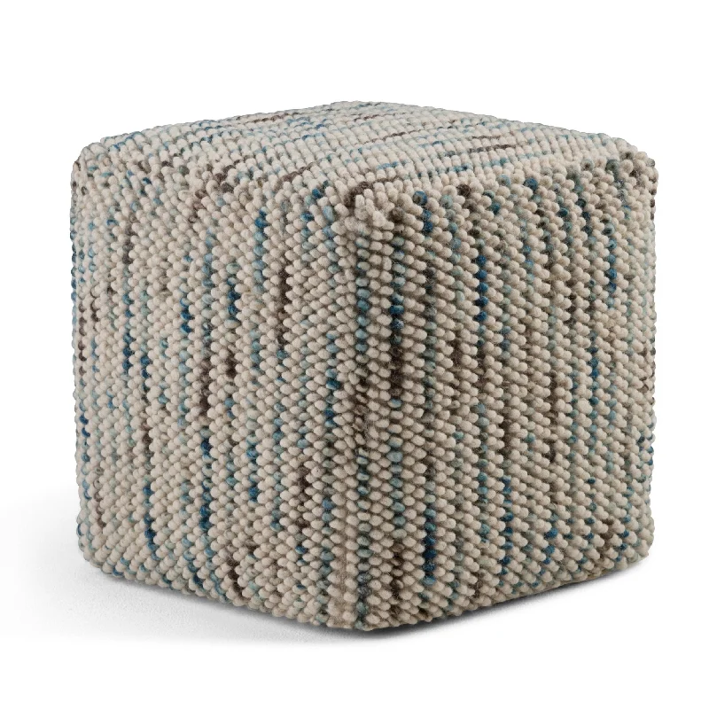 Enigmosis Weave Cube Pouf with Zipper