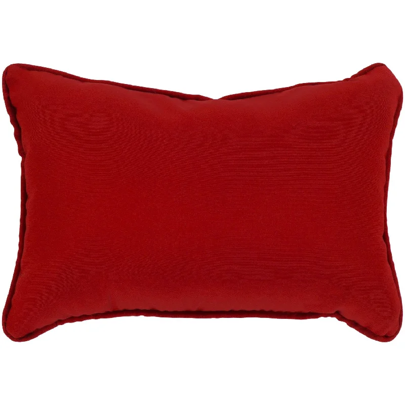 Essien Woven Pillow in Bright Red