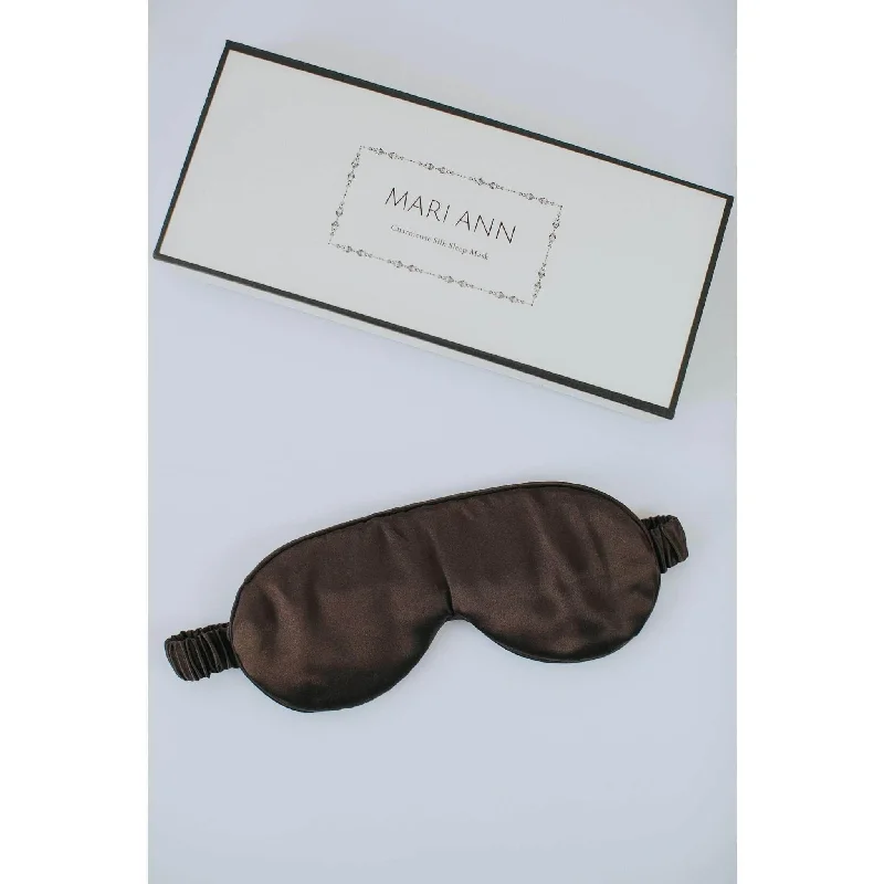 Silk Filled Charmeuse Eye Mask by Mari Ann