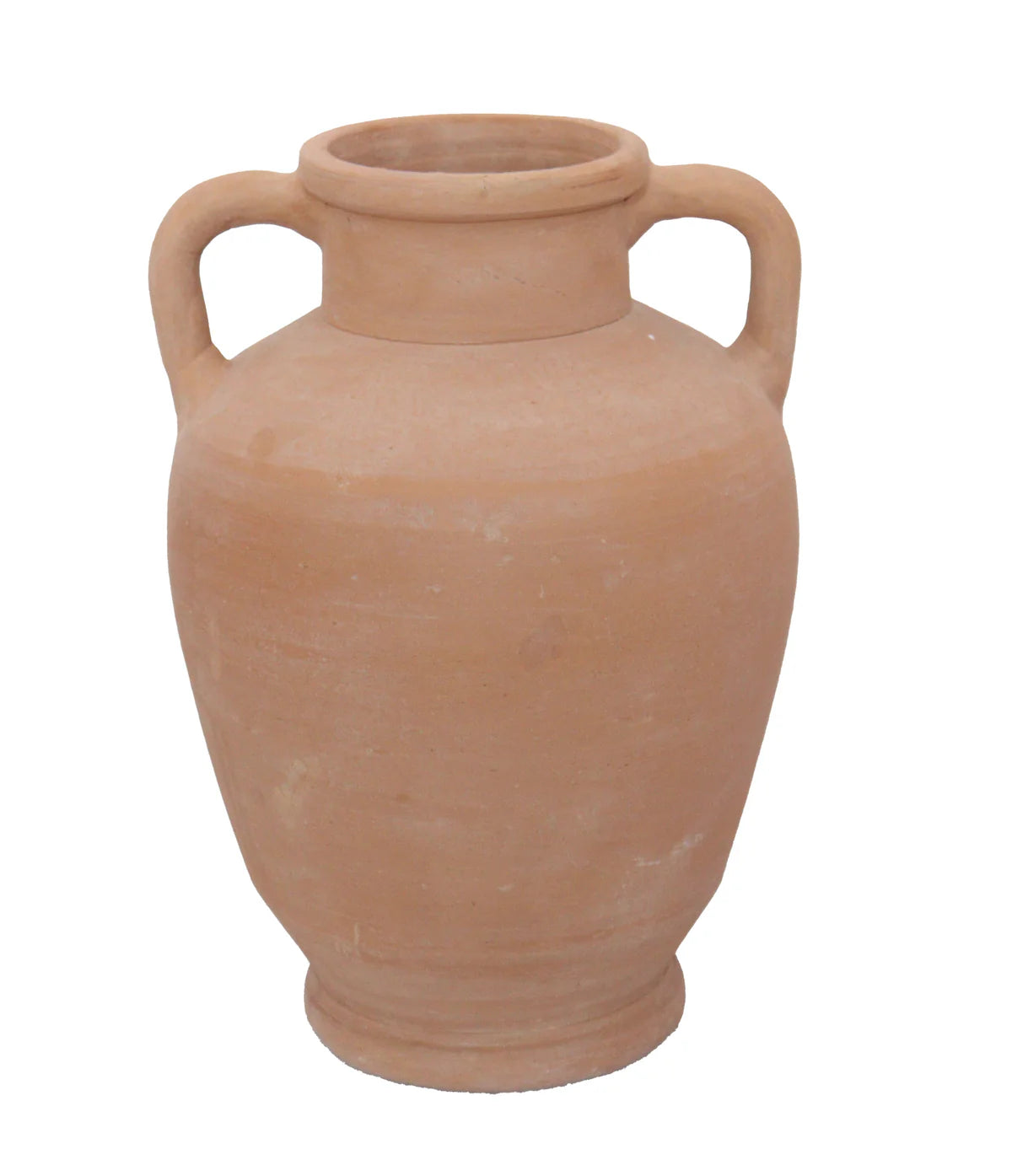 Handcrafted Terracotta Vase with Handles