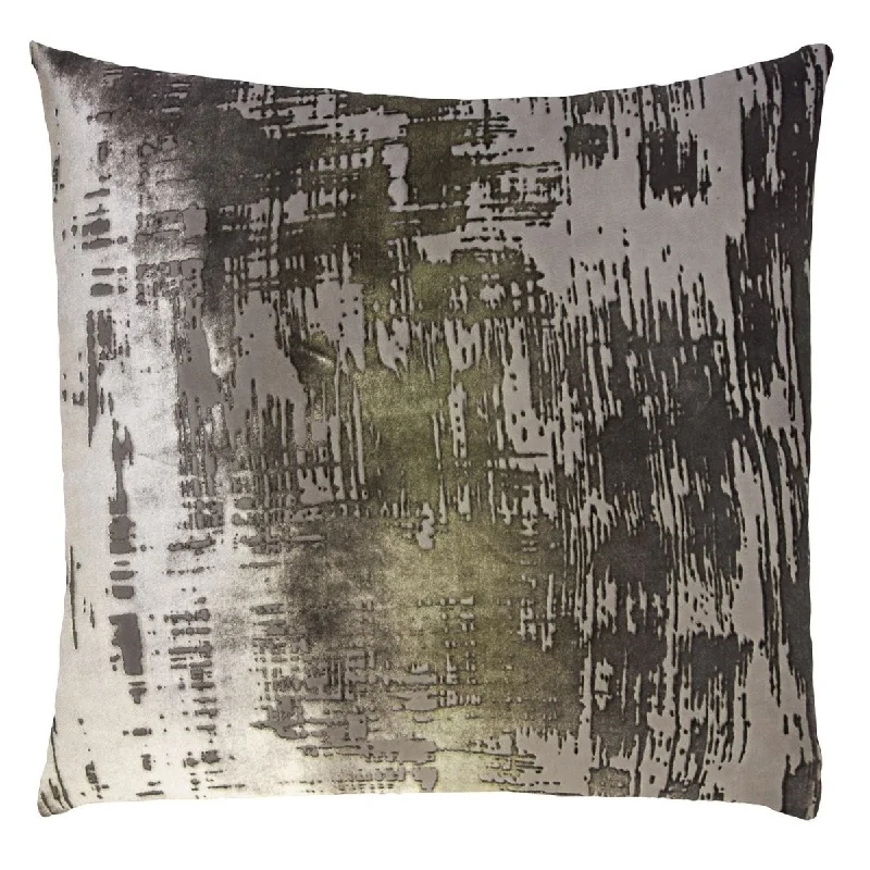 Oregano Brushstroke Velvet Pillows by Kevin O'Brien Studio