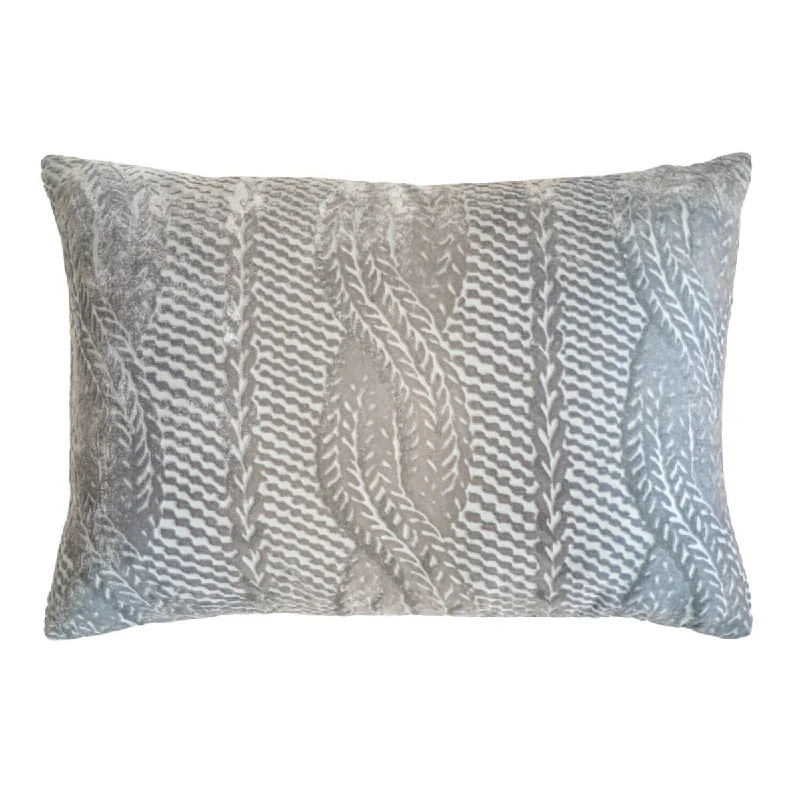 Robin's Egg Cable Knit Pillows by Kevin O'Brien Studio