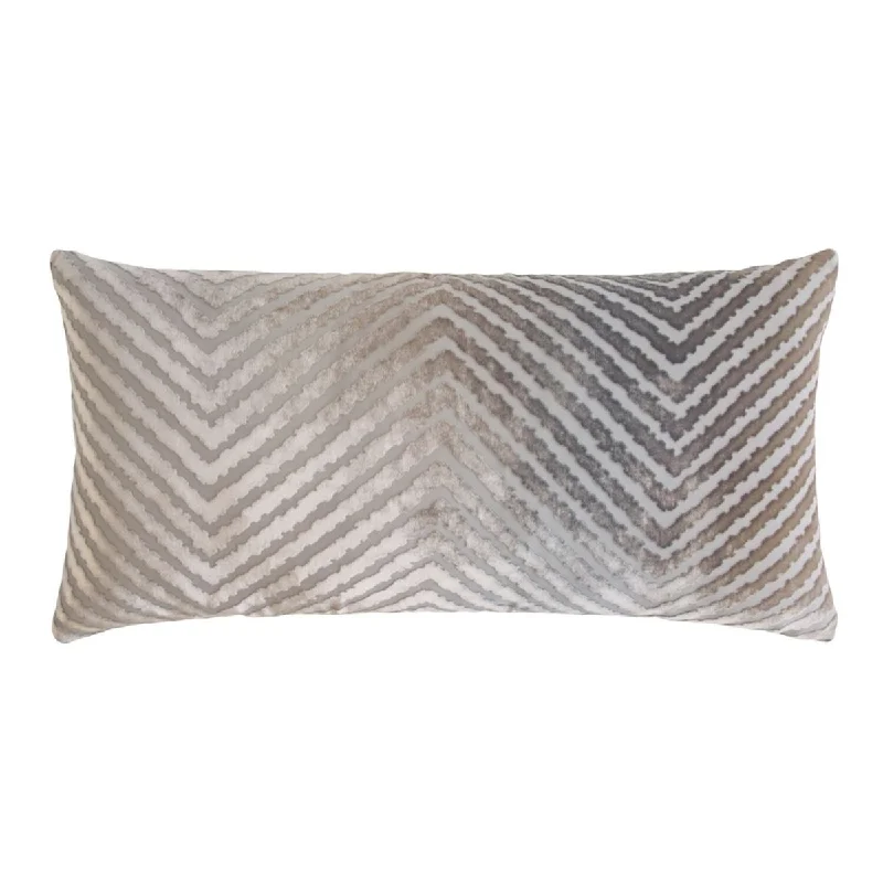 Coyote Chevron Velvet Pillows by Kevin O'Brien Studio