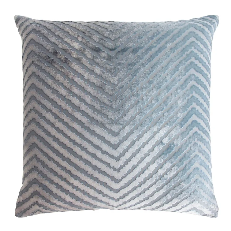 Dusk Chevron Velvet Pillows by Kevin O'Brien Studio