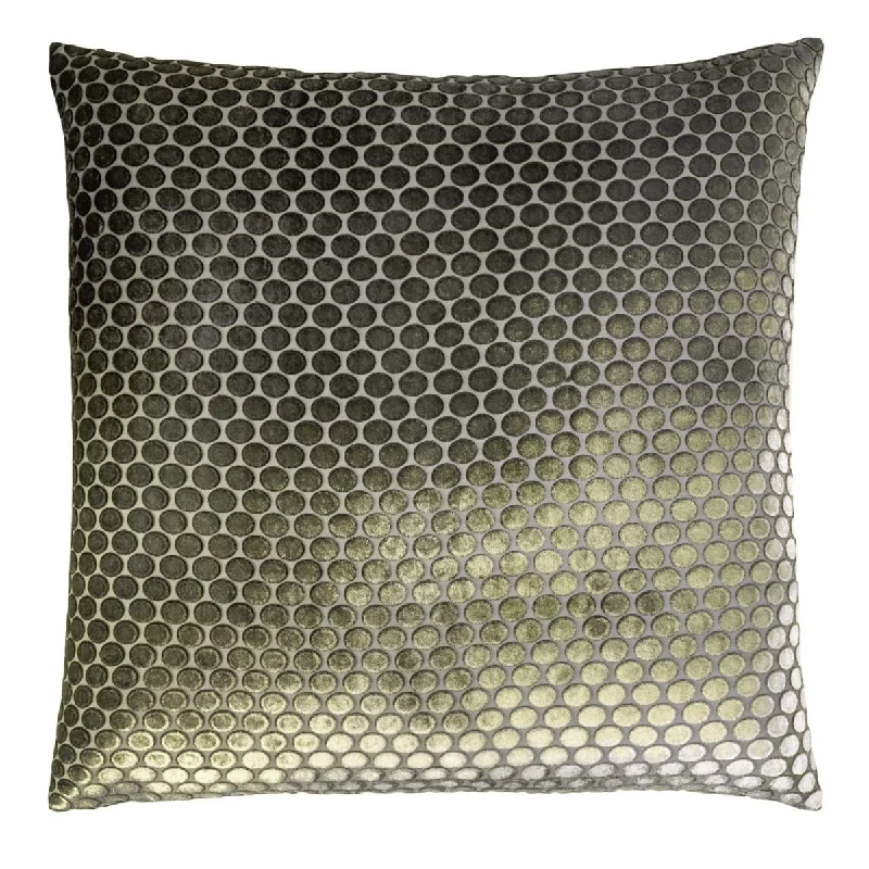 Oregano Dots Velvet Pillow by Kevin O'Brien Studio