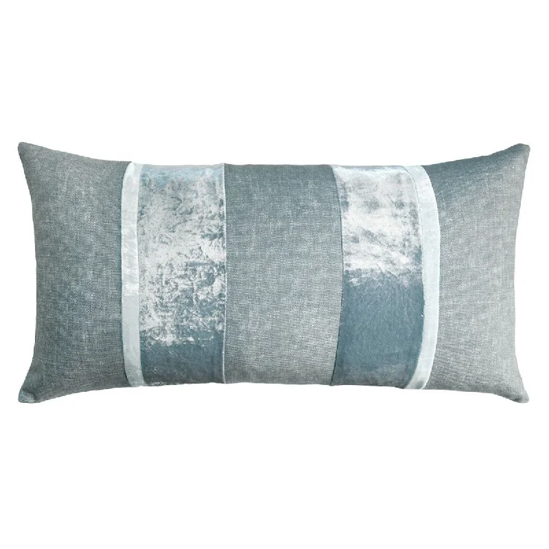 Sage Stripe Oblong Decorative Pillow