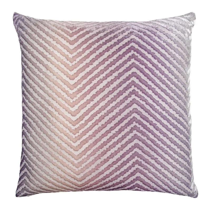 Opal Chevron Velvet Pillows by Kevin O'Brien Studio