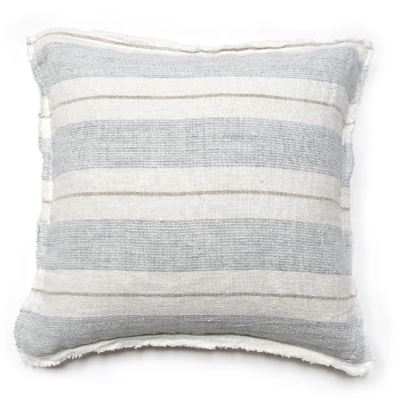 Laguna Pillow in Ocean & Natural