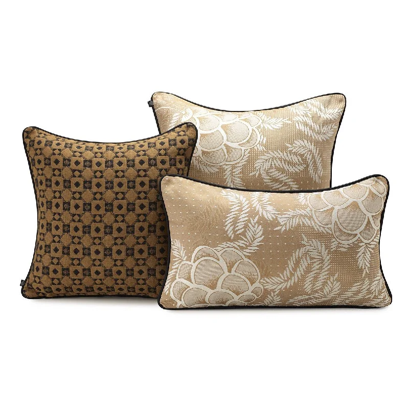 Canevas Cumin Pillow Covers by Le Jacquard Français