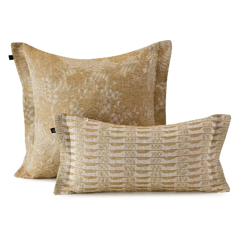 Casual Beige Pillow Covers by Le Jacquard Français