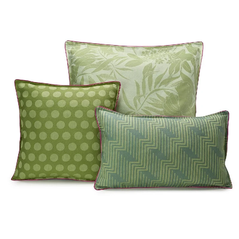 Nature Urbaine Green Outdoor Pillows