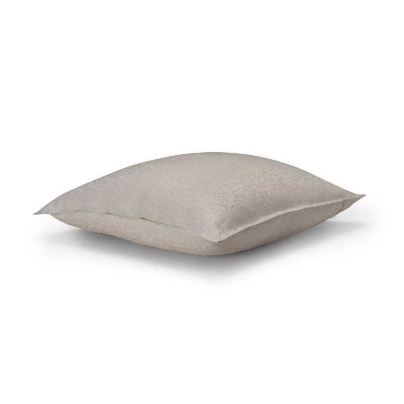 Portofino Fiori Beige Pillow by Le Jacquard Français