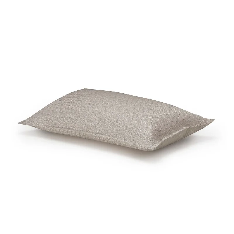 Portofino Geo Beige Pillow by Le Jacquard Français