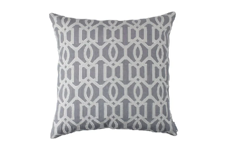 Bracelet Grey Decorative Pillow by Lili Alessandra