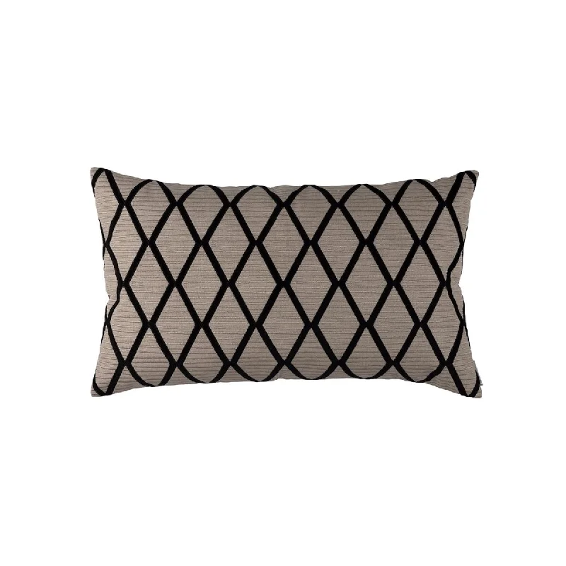 Brook Dark Sand & Black Pillows by Lili Alessandra