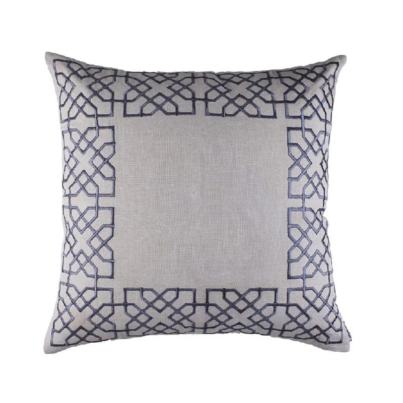 Franco Grey Euro Pillow by Lili Alessandra