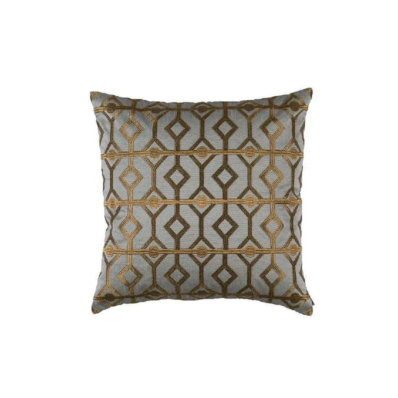 Kylie Pewter & Gold Pillow by Lili Alessandra