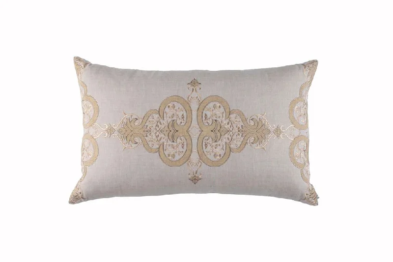 Nina Sand Large Boudoir Pillow by Lili Alessandra