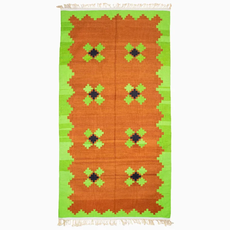 Lime and Tea Rug