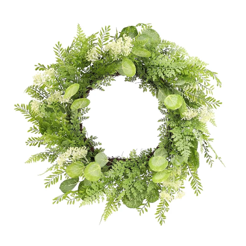 Mixed Fern 27.5" Foliage Wreath