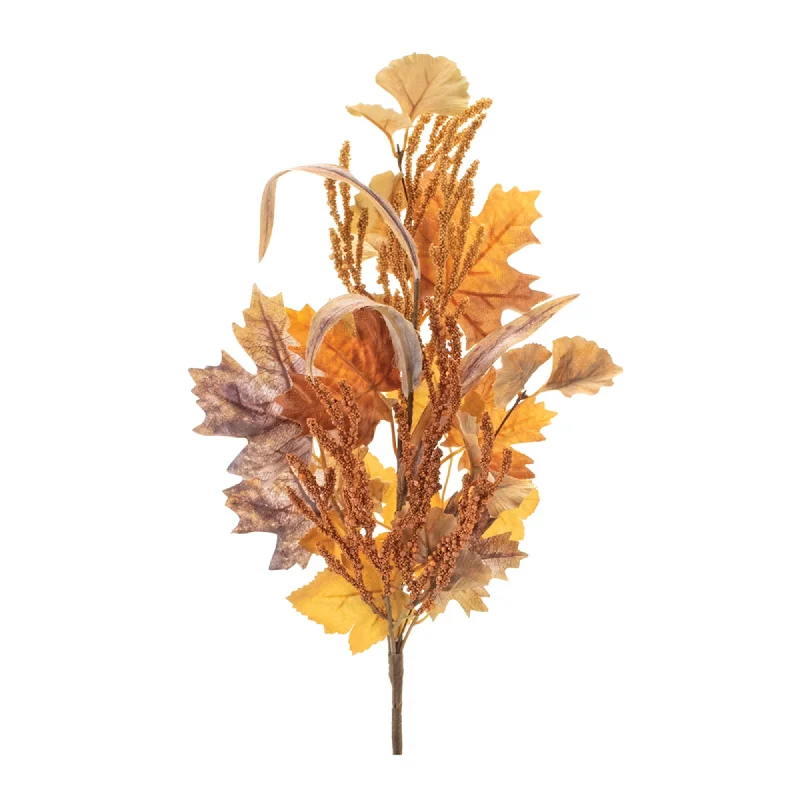 Mixed Harvest Maple Leaf Spray (Set of 6)