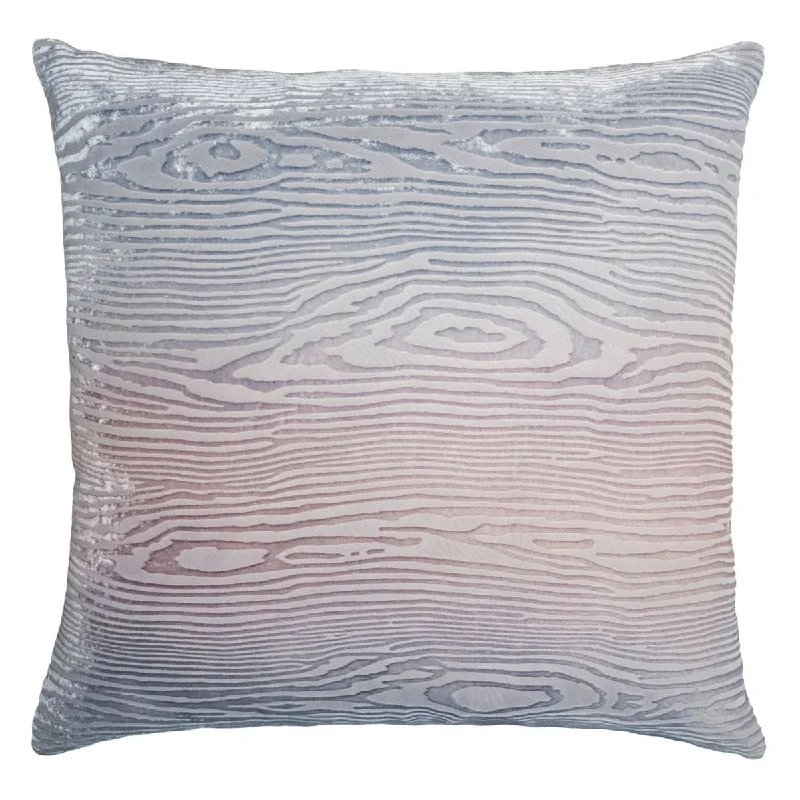 Moonstone Woodgrain Velvet Pillow by Kevin O'Brien Studio