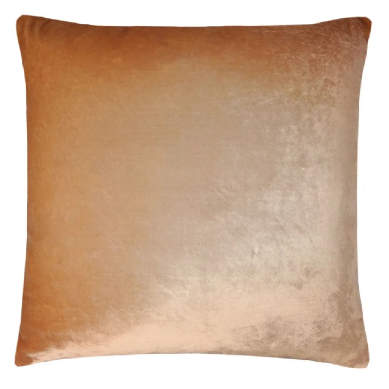 Ombre Gold Beige Velvet Pillows by Kevin O’Brien Studio