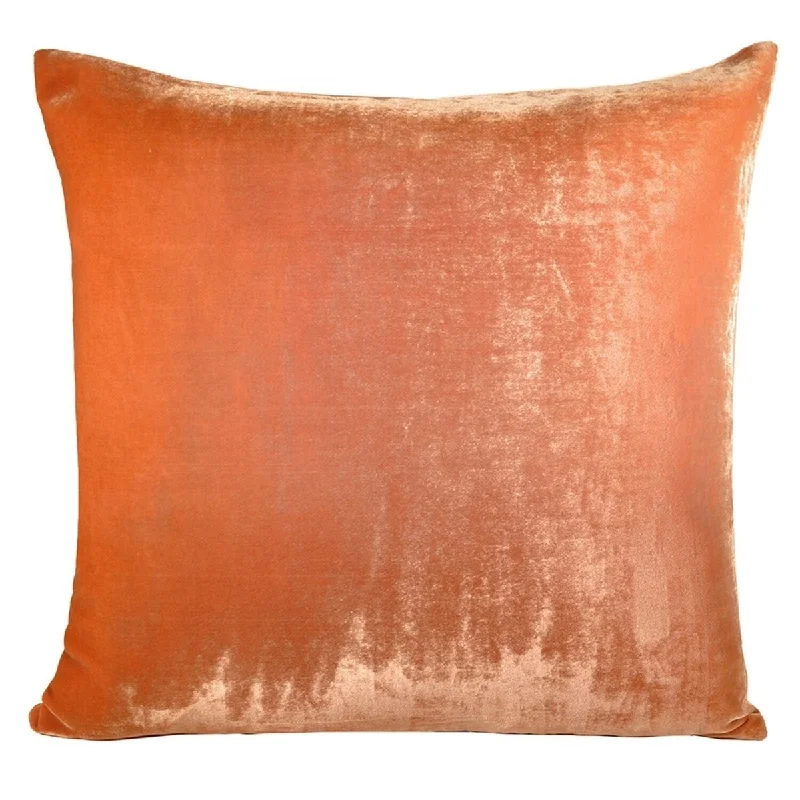 Mango Ombre Velvet Pillows by Kevin O’Brien Studio