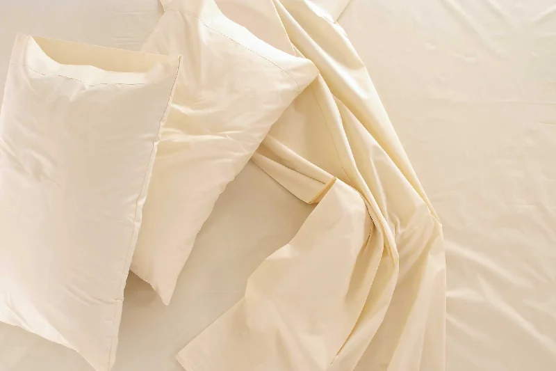 Organic Cotton Sateen Pillowcase Pair by Sleep & Beyond