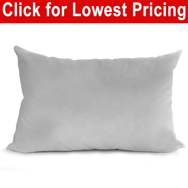 Pillow Form 13" x 21" (Synthetic Down Alternative)