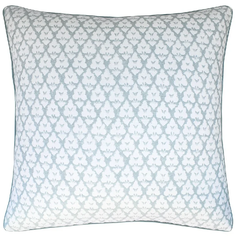 Arboreta Spa Blue Decorative Pillow by Ryan Studio