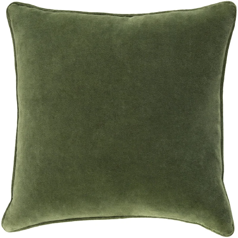 Safflower Pillow in Grass Green