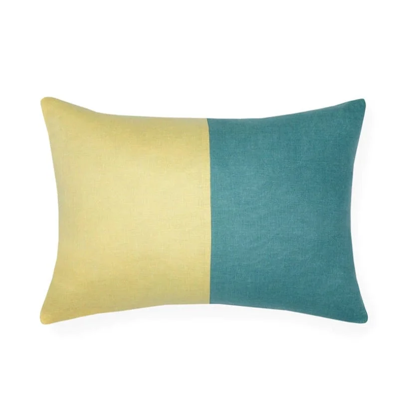 Festa Aqua Decorative Pillow by Sferra