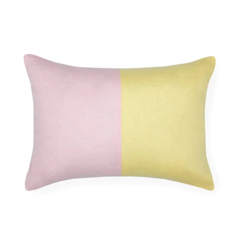 Festa Carnation Decorative Pillow by Sferra