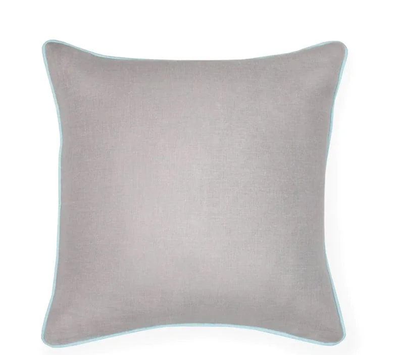 Manarola Grey & Clearwater Decorative Pillow by Sferra