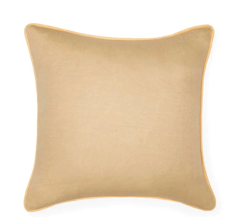 Manarola Sand & Apricot Decorative Pillow by Sferra