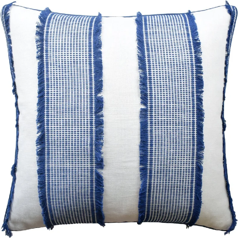 Tulum Blue Throw Pillow by Ryan Studio