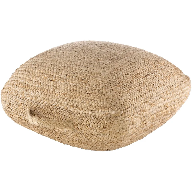 Ziya Woven Floor Pillow in Khaki