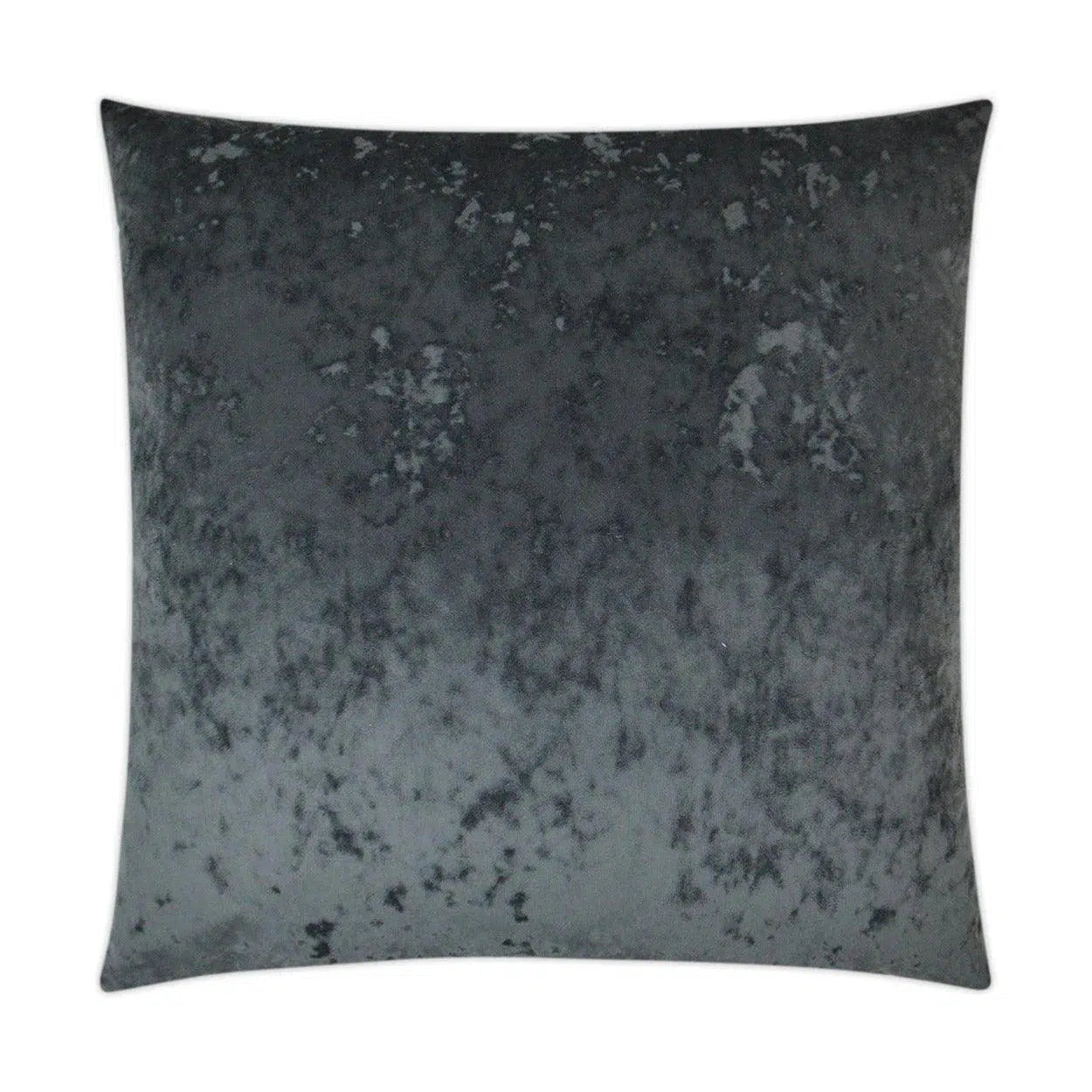 A La Mode Charcoal Solid Grey Large Throw Pillow With Insert