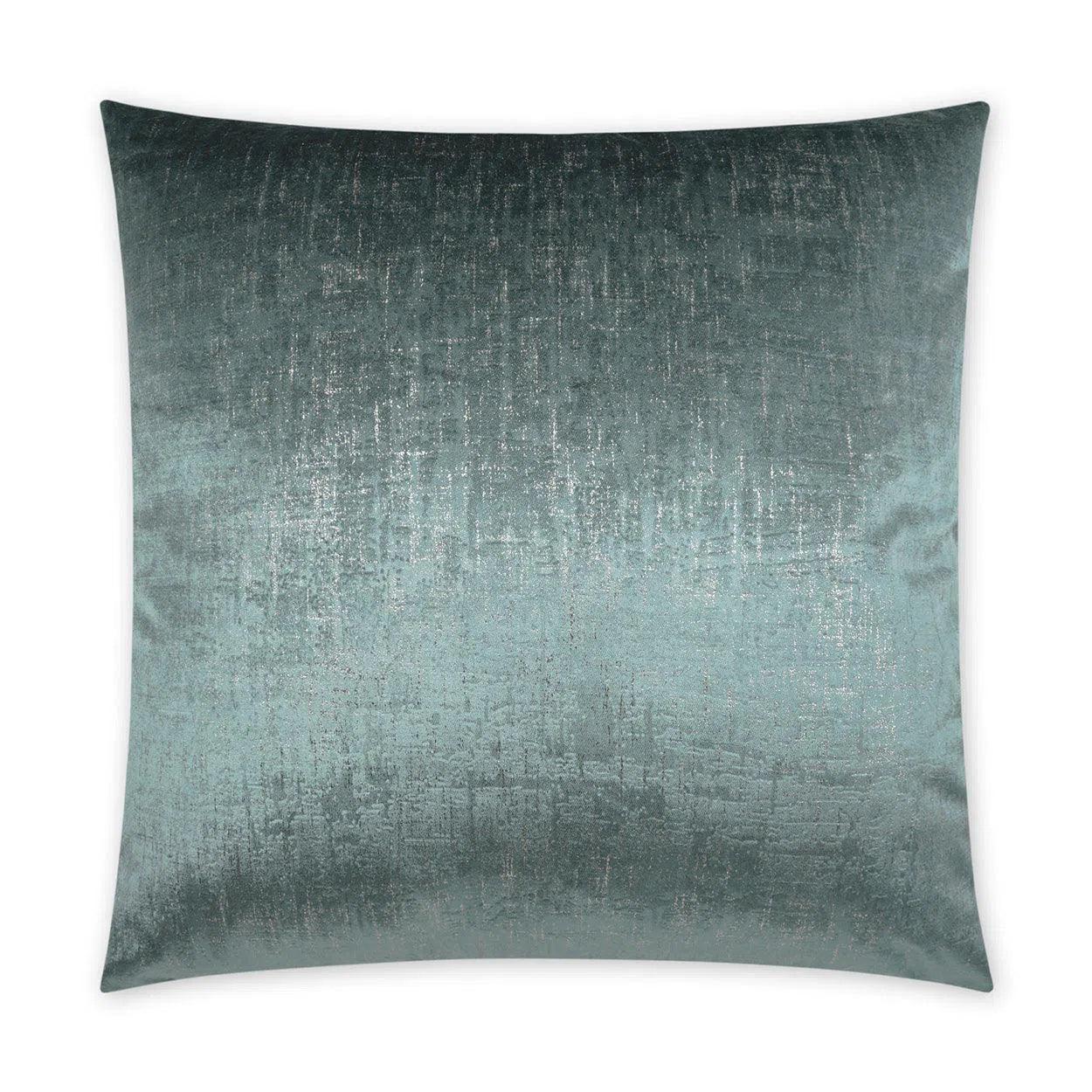 Alnwick Spa Glam Solid Turquoise Teal Large Throw Pillow With Insert