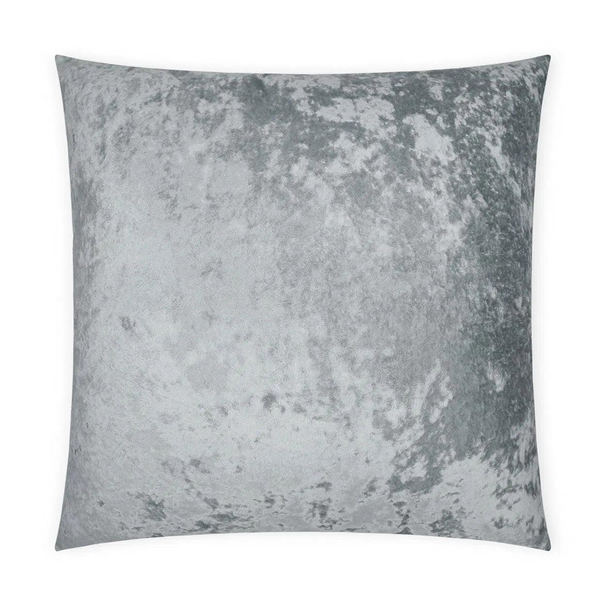 Ballet Silver Solid Silver Mist Large Throw Pillow With Insert