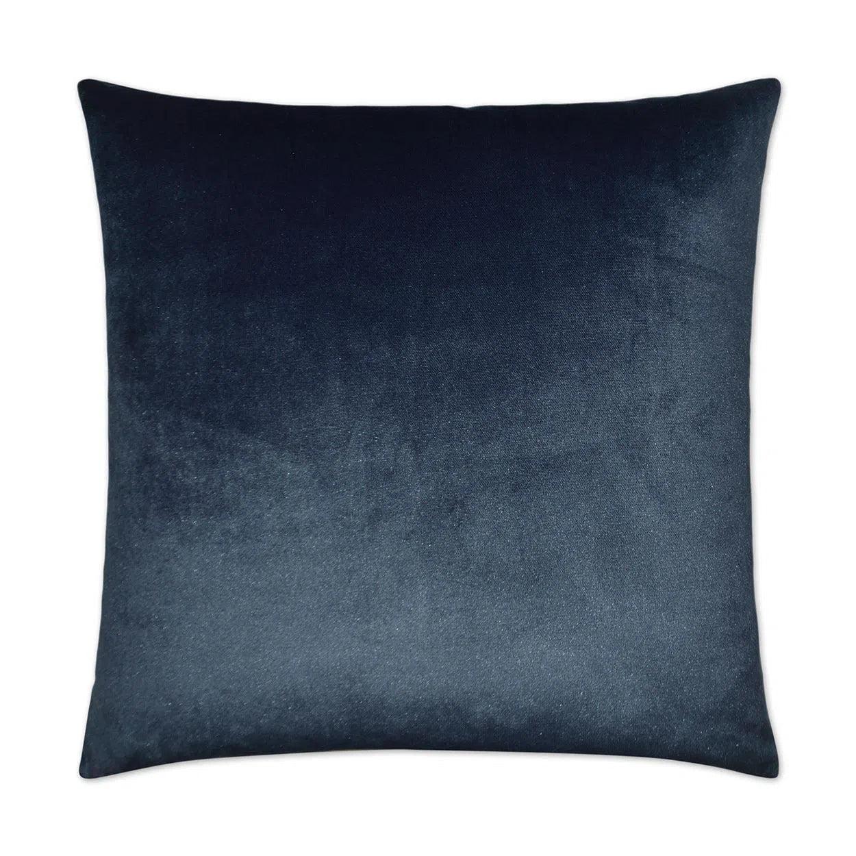 Belvedere Azure Solid Blue Large Throw Pillow With Insert